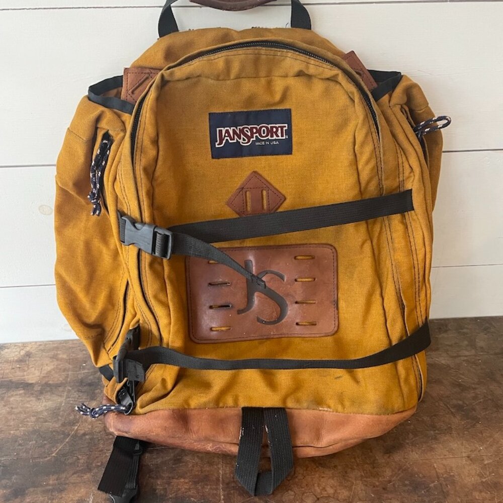 Vintage Jansport Daypack - Mustard